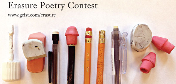 3rd Annual Geist Erasure Poetry Contest
