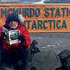 Mark Halpern and Geist in Antarctica
